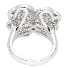 Van Cleef & Arpels Cosmos 18KT White Gold & Diamond Ring, Large Model