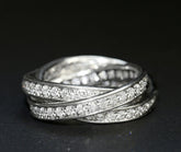 Cartier Trinity Diamond Rolling Ring