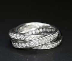 Cartier Trinity Diamond Rolling Ring
