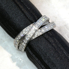 Cartier Trinity Diamond Rolling Ring