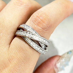 Cartier Trinity Diamond Rolling Ring