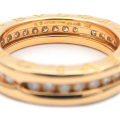 Bulgari B-Zero1 Full Diamond Yellow Gold Ring Sz. US 6