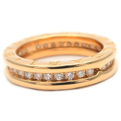 Bulgari B-Zero1 Full Diamond Yellow Gold Ring Sz. US 6