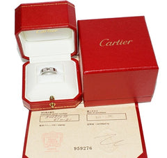 Cartier Diamond Paved 18KT White Gold Wedding Love Ring