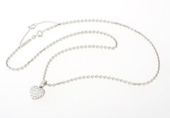 Cartier Full Diamond Paved Heart Necklace
