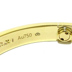 Cartier 4P / Half Diamond 18KT Yellow Gold Love Bracelet #17