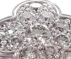 Van Cleef & Arpels Pure Diamond Alhambra Pierces Earrings