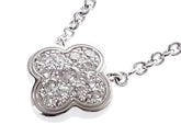 Van Cleef & Arpels Diamond Pure Alhambra Gold Necklace