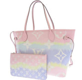 Louis Vuitton MM Pastel Pink Tie Dye Escale Neverfull Bag