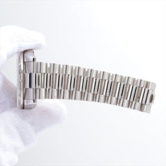 Rolex Platinum Pt950 Diamond Baguette Day Date 43mm Watch
