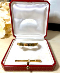 Cartier 18KT Yellow Gold Love Bracelet Size 16