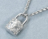 Louis Vuitton Diamond Paved 18KT Gold Necklace