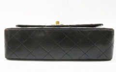 CHANEL Double Flap 23 Gold Hardware Lambskin Shoulder Bag