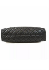 CHANEL Timeless CC Black Lambskin Tote Shoulder Handbag