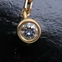 Cartier Double C de Cartier Logo Diamond Rose Gold Dangle Earrings
