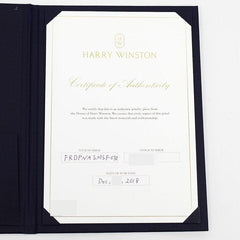 Harry Winston GIA Certified Sunflower Platinum Ring Size #54/ US 6.5