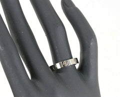 Authentic Cartier Mini Love Ring White Gold #54 US 6.75