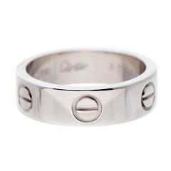 Cartier Love Ring 18KT White Gold #54/ US 6.5