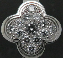 Van Cleef & Arpels Pure Alhambra Diamond Gold Ring #50/ US 5
