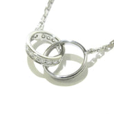 Cartier Diamond Baby 18KT White Gold Love Necklace