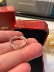 Cartier Wedding Love Ring 18KT White Gold #49/ US 5