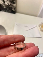 Cartier Wedding/ Mini 18KT White Gold Love Ring Size 51/ US 5