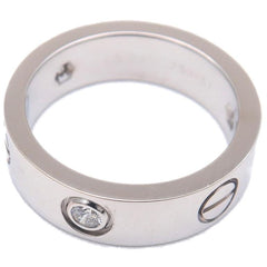 Authentic Cartier 3P Diamond Love Ring #51