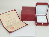 Cartier Mini /Wedding Love Ring 18KT White Gold #58/ US 8