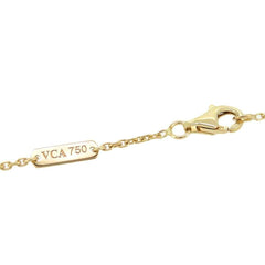 Van Cleef & Arpels Vintage Alhambra Mother of Pearl Yellow Gold Necklace