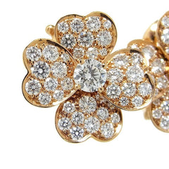 Van Cleef & Arpels Cosmos Diamond Earrings Clips