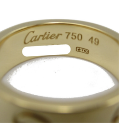 Cartier 18KT Yellow Gold Love Ring, Size 49