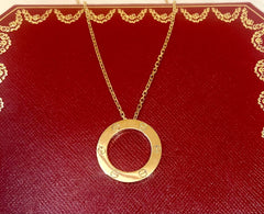 Cartier 18Kt Yellow Gold Love Necklace