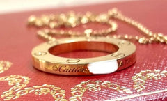 Cartier 18Kt Yellow Gold Love Necklace