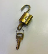 Authentic Louis Vuitton Gold Lock With 2 Keys Bag