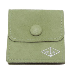 Rare Van Cleef & Arpels VCA Turquoise Vintage Alhambra 18Kt White Gold Necklace