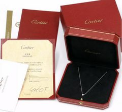 Cartier C de Cartier Diamond 18KT White Gold Necklace