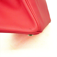 Hermès Birkin 25 Rose Azalea Swift PHW Handbag