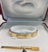 Cartier Love Bracelet 18KT Yellow Gold Size 17