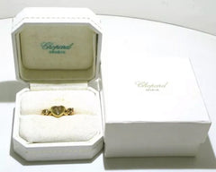 Chopard Happy Diamond 18KT Yellow Gold Ring Size 5