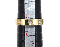Cartier Mini 8P Diamond Love Ring 18KT Gold Sz 5.25