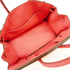 Hermès Birkin 25 Rose Azalea Swift PHW Handbag