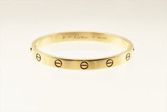 Cartier Love Bracelet 18KT Yellow Gold #17 Screw Motif