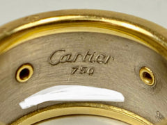 Cartier Walking Panthere 1970’s 18KT White & Yellow Gold Ring Size #54/ 6.5