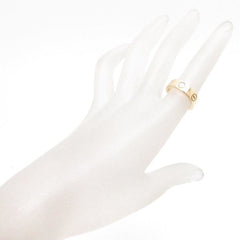 Cartier 3P Diamond 18KT Yellow Gold Love Ring #51