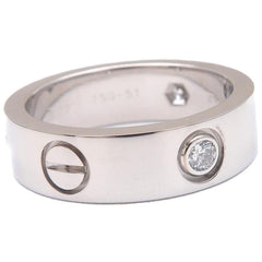 Authentic Cartier 3P Diamond Love Ring #51