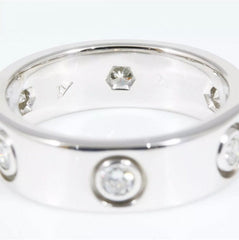 Cartier Full Diamond 18KT Gold Love Ring Size 5.75