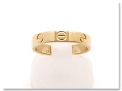 Cartier Mini/ Wedding Love Ring 18KT Yellow Gold US 5.5