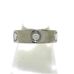 Sale! Cartier Full Diamond Love Ring 18KT White Gold #51/ US 5.5