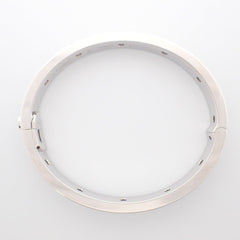 Cartier Full Diamond-Paved 18KT White Gold Love Bracelet, Size 16