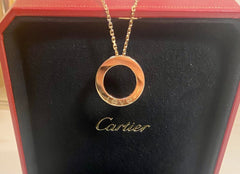 Cartier 18Kt Yellow Gold Love Necklace